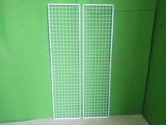 白のスチールネット ２枚セット 180cm×45cm■ディスプレイネット・サイドネット■N-533