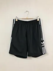 adidas(アディダス) ユニセックス ファイヤーバード ウーブン ショートパンツ トレーナー ゴム ショーツ_ 黒