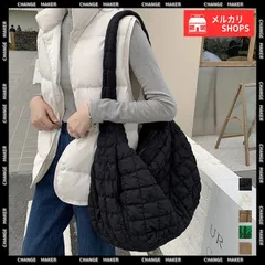 キルトショルダーバッグ ダウン風 レディース ショルダーバッグ キルティング ソフトバッグ 斜めがけ カジュアル 大きめ トートバッグ 軽量 マザーバッグ 大容量 餃子型 無地 秋冬 肩掛け バッグ 柔らかい かばん 韓国 シンプル 通勤 CHTZM-285