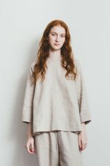 fog linen work　スイ　トップ　ウールリネン