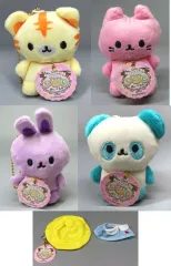 【中古】ぬいぐるみマスコット・ぬいぐるみバッジ 全5種セット 「トイスピの森 プチプチアニモのぬいぐるみマスコット2」