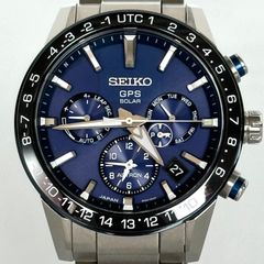 【美品】セイコー　アストロン　SBXC015　5X53-0AE0　GPSソーラー　ブルー　セラミック　ステンレス