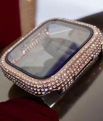 Apple Watchカバー 画面保護 ケース メッキ キラキラ メンズ レディース 38mm 40mm 41mm 42mm 44mm 45mm r