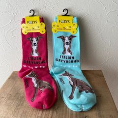 犬種別靴下　Foozy アメリカ直輸入　22-25cm　イタリアングレイハンド