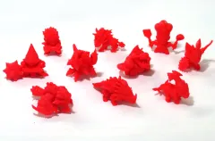 【中古】トレーディングフィギュア 全10種セット(赤) 「モンスターハンター カリケシ 第2弾」