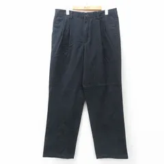 W33/古着 ドッカーズ パンツ メンズ コットン 濃紺 ネイビー 25jun05 中古 ボトムス ロング