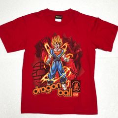 00s DRAGONBALL Z USA ドラゴンボールZ アメリカ 赤 S 古着 輸入古着 ベジット 孫悟空 ベジータ キッズ ヴィンテージ ムービーT
