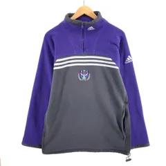 古着 90年代 アディダス adidas ハーフジップ フリースプルオーバー メンズL ヴィンテージ/eaa397094