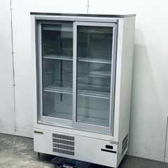 ダイワ 冷蔵ショーケース 301AU-15 W900×D450×H1420 単相100V ビールショーケース スライド扉 中古 厨房 業務用ショーケース