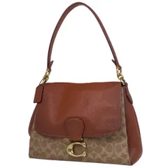 コーチ COACH シグネチャー ショルダーバッグ 2WAY ハンドバッグ ショルダーバッグ レザー ブラウン 5223 レディース 【中古】