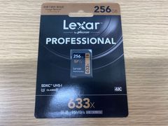 【新品未開封在庫処理】Lexar SDカード 256GB 633x SDXC UHS-Iカード 中古品