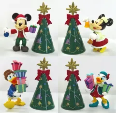 【中古】トレーディングフィギュア 全4種セット 「ディズニー・クリスマス 2022 ミニチュアフィギュアコレクション」 東京ディズニーリゾート限定