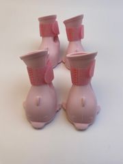 犬用靴 ブーツ ドッグシューズ ペットシューズ 靴下 犬の靴 犬靴 ペット用品 脱げない 足裏保護 肉球保護 火傷防止 けが防止 小型犬 中型犬　ピンク
