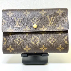 LOUIS VUITTON ポルトトレゾール エテュイ パピエ 三つ折り 財布 モノグラム M61202