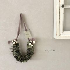 summer drops ユーカリポポラスのドロップリース　27cm