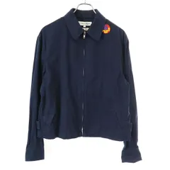 COMME des GARCONS SHIRT コムデギャルソンシャツ 2004SS ワッペン装飾ジップアップジャケット S12070 ネイビー Sのサムネイル
