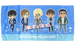 【中古】タオル・手ぬぐい D.集合(ブルー) マルチクロス 「セガ ラッキーくじオンライン 名探偵コナン みんなといっしょ-けいさつへん-」 B-4賞