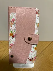 iPhone6,7, iPhone8, iPhoneSE(第2世代,第3世代)　花柄ケース　ピンク