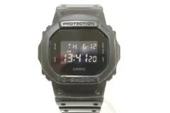 【中古】 CASIO メンズ腕時計 -- G-SHOCK メンズ腕時計 CASIO -- 黒 ブラック ロゴ DW-5600BB