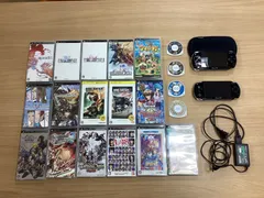 I488 PSP1000 (ジャンク品)本体×2 ソフト×20個 おまとめセット