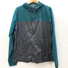 EDDIE BAUER/エディーバウアー マウンテンパーカー マウンテンジャケット ウインドブレーカー ナイロン ロングスリーブ CHINA製 メンズ M グリーン グレー