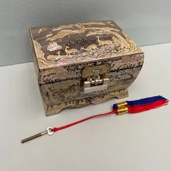 螺鈿細工　ジュエリーボックス　真鍮金具　小引き出し　宝石箱　アンティーク　訳あり 楽天市場】ジュエリーボックス 小箱 螺鈿の宝石箱 茶花に