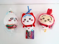 3点セット うさぎ・ハチワレ・モモンガ エニマイくじ ちいかわ E賞 選べるクリスマスグッズ オーナメント