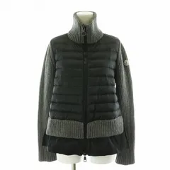 モンクレール MONCLER マグリア MAGLIONE TRICOT CARDIGAN ダウンジャケット ニット 切替 S グレー 黒 ブラック A20939470200 97884 /AN5のサムネイル