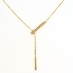 K10YG　ネックレス　necklace　総重量約2.9g　約70cm