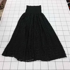 ◇ ⊂ NOLLEY'S 2WAY カットジャガード ドッキング ノースリーブ 膝下丈 ワンピース サイズ38 ブラック系 レディース E  【1509180006356】