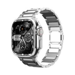 アップルウォッチバンド（Apple Watchバンド）クラシックマグネットチタンバンド【シルバー】38mm/40mm/41mm/42mm/44mm/45mm/46mm/49mm対応 [BELTIES]
