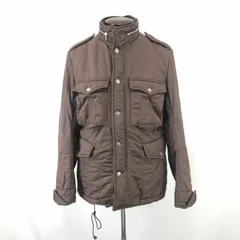 美品★JOURNAL STANDARD【ジャーナルスタンダード】 中綿入りブルゾン【メンズS/茶/brown】内ボア/収納可能フード/アウター/Jacket/Jumper/Blouson◆BJ008-b