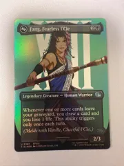 [FOIL] 恐れなきルシ、ファングNo.381 (全面アート版) 【英語版】