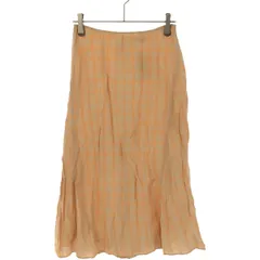 Acne Studios アクネストゥディオズ チェック柄レーヨンスカート オレンジ 34 FN-WN-SKIR000075のサムネイル