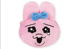 ティ 【送料無料】【おぱんちゅうさぎ】カラビナ付きぬいぐるみファスナーマスコット【なみだ】【うさぎ】【ウサギ】【動物】【アニマル】【ライン】【スタンプ】【キーホルダー】【キーリング】【鍵】【人形】【ポーチ】【ケース】【小物入れ】【雑貨】【グッズ】【かわいい】