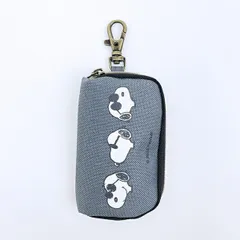 スヌーピー スマートキーケース (グレー) カー用品 グラデ ジョークールシリーズ SNOOPY