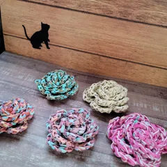 【送料込み】ラッピング飾り　シール付　フラワーデコパーツ