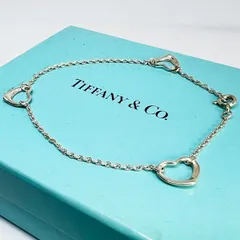 ティファニー Tiffany&Co. 極美品 スターリング シルバー SV925 エレサペレッティ トリプル オープンハート ブレスレット