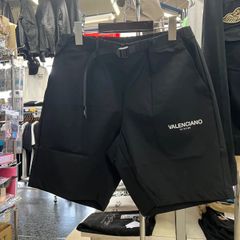 S  〜 XLあり‼️VALENCIANO バレンシアーノ⚫︎パンツ　ハーフパンツ　ナイロンパンツ　ブラック　M L