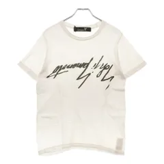 Ground Y (グラウンドワイ) 逆さYY グラフィック ロゴプリント 半袖Tシャツ カットソー ホワイト GD-T32-070のサムネイル