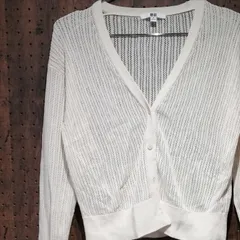 UNIQLO ユニクロ　ハイツイストコットンショートカーディガン　レディースＭ　251-437574