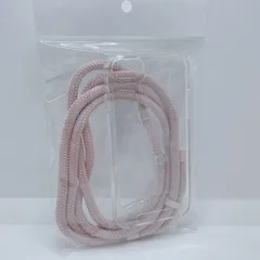 【在庫処分】桜カラー　iPhone7/8/SE用　スマホショルダー　クリアケース付き　ストラップ付きケース　サクラピンク　2wayケース　取り外し可能　肩掛けストラップ　長さ調節可能　落下防止　ショルダーストラップ　スマホストラップ　シリコンケース　衝撃吸収