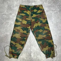 値下げします！　超美品　ベルギー軍 ブラッシュストロークカモ MINT】Belgian Army 50's Brushstroke Camouflage Trousers 実物