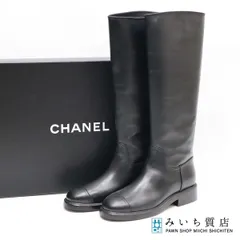 靴みはち様専用 CHANELクルーズラインショートブーツですレディース