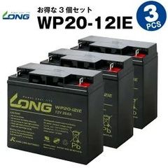 WP20-12IE 【3個セット】（産業用鉛蓄電池）【サイクルバッテリー】