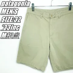 【US古着･17年製】patagonia　パタゴニア　ショートパンツ　メンズ　サイズ表記32　33inc　M相当　ベージュ系