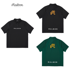 韓国 25 夏 ゴルフ MALBON メンズ 半袖Tシャツ ポロシャツ スポーツ 速乾 軽量 メンズウェア