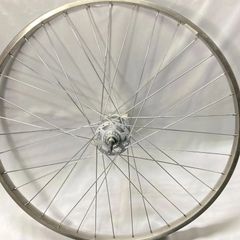 26インチ 自転車用リム組タイヤ付 フロントホイール 26×1 3/8