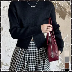 ニットトップス セーター 春秋冬 韓国風 レディース 長袖 ニットソー クルーネック カジュアル 大人可愛い おしゃれ デート服 着やせ きれいめ ニットセーター無地 ニットプルオーバー フェミニントップス