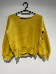 ADAM ET ROPE　ニット　イエロー　無地